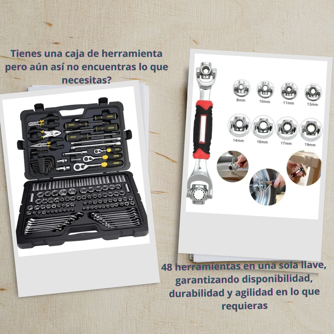 Llave Multiusos 48 En 1 Portatil