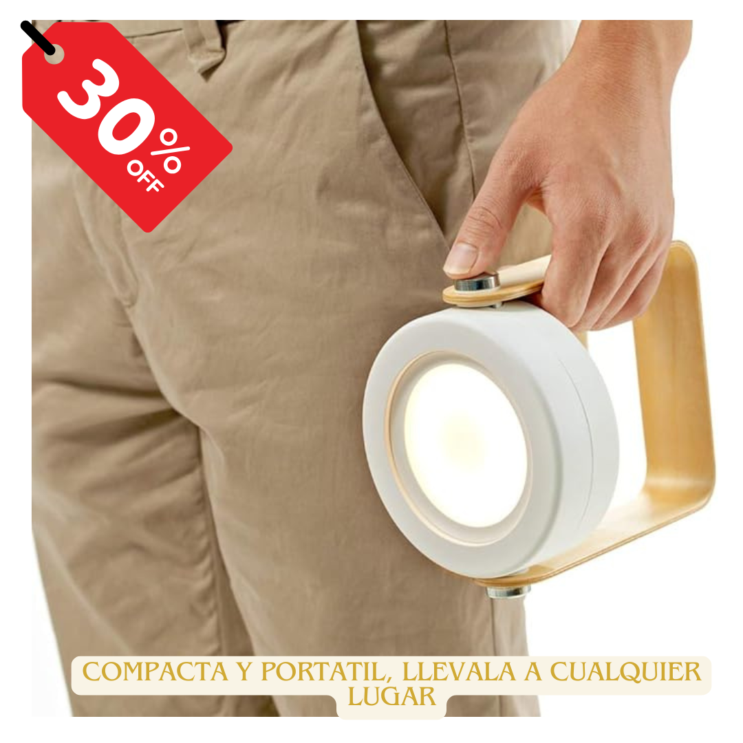 Lámpara LED recargable plegable