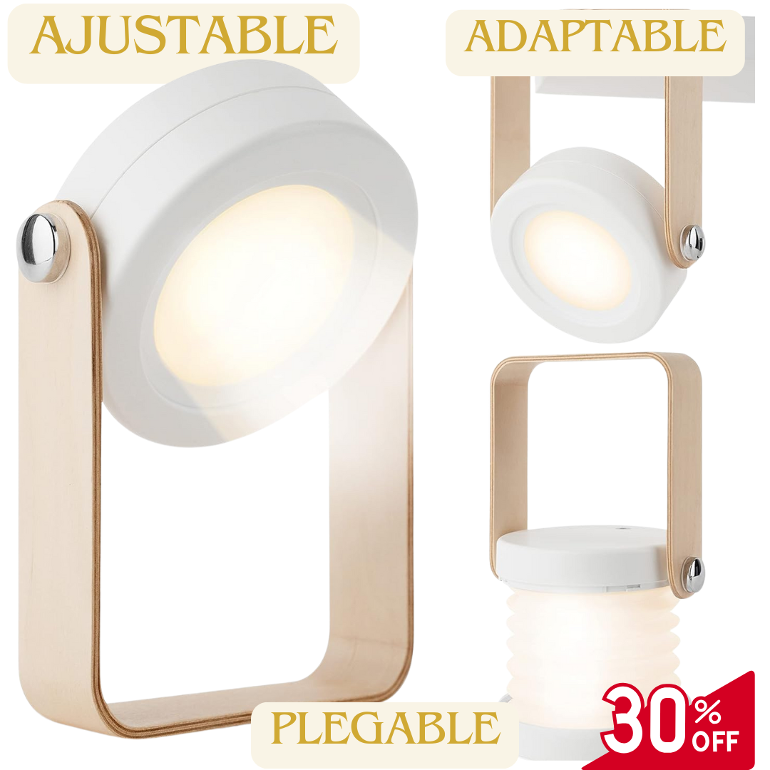Lámpara LED recargable plegable
