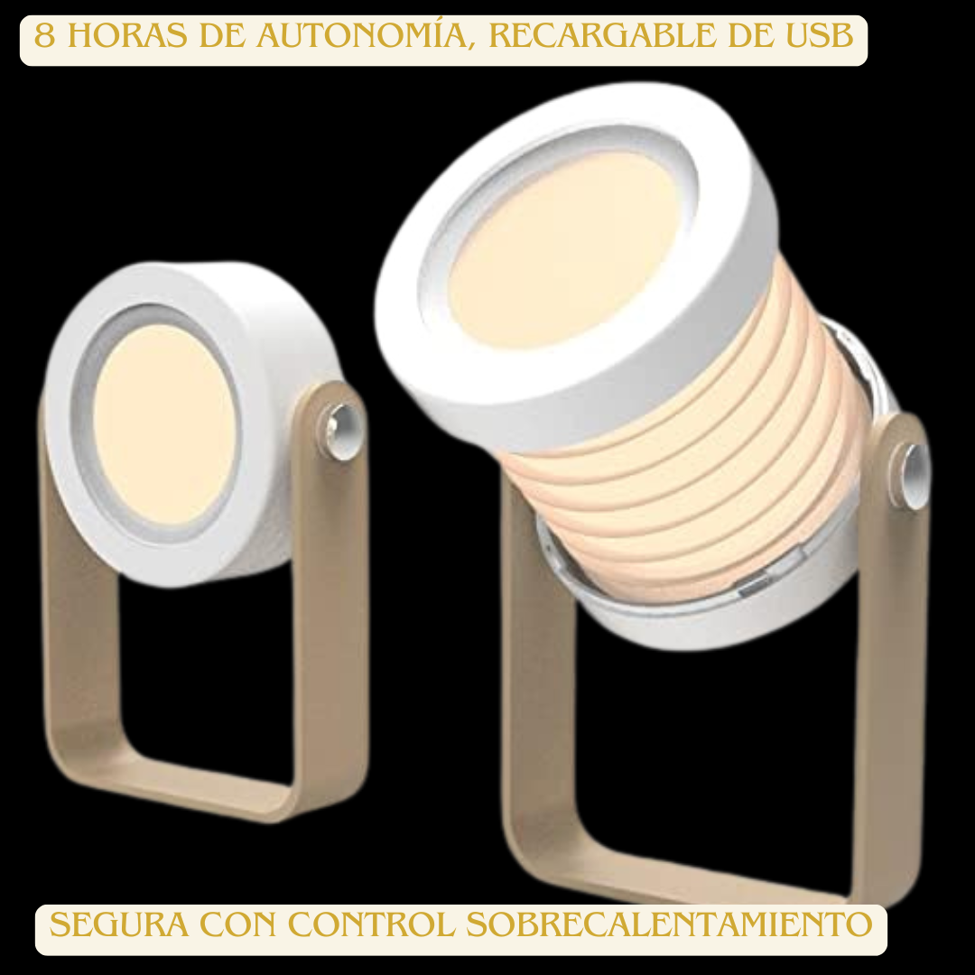 Lámpara LED recargable plegable