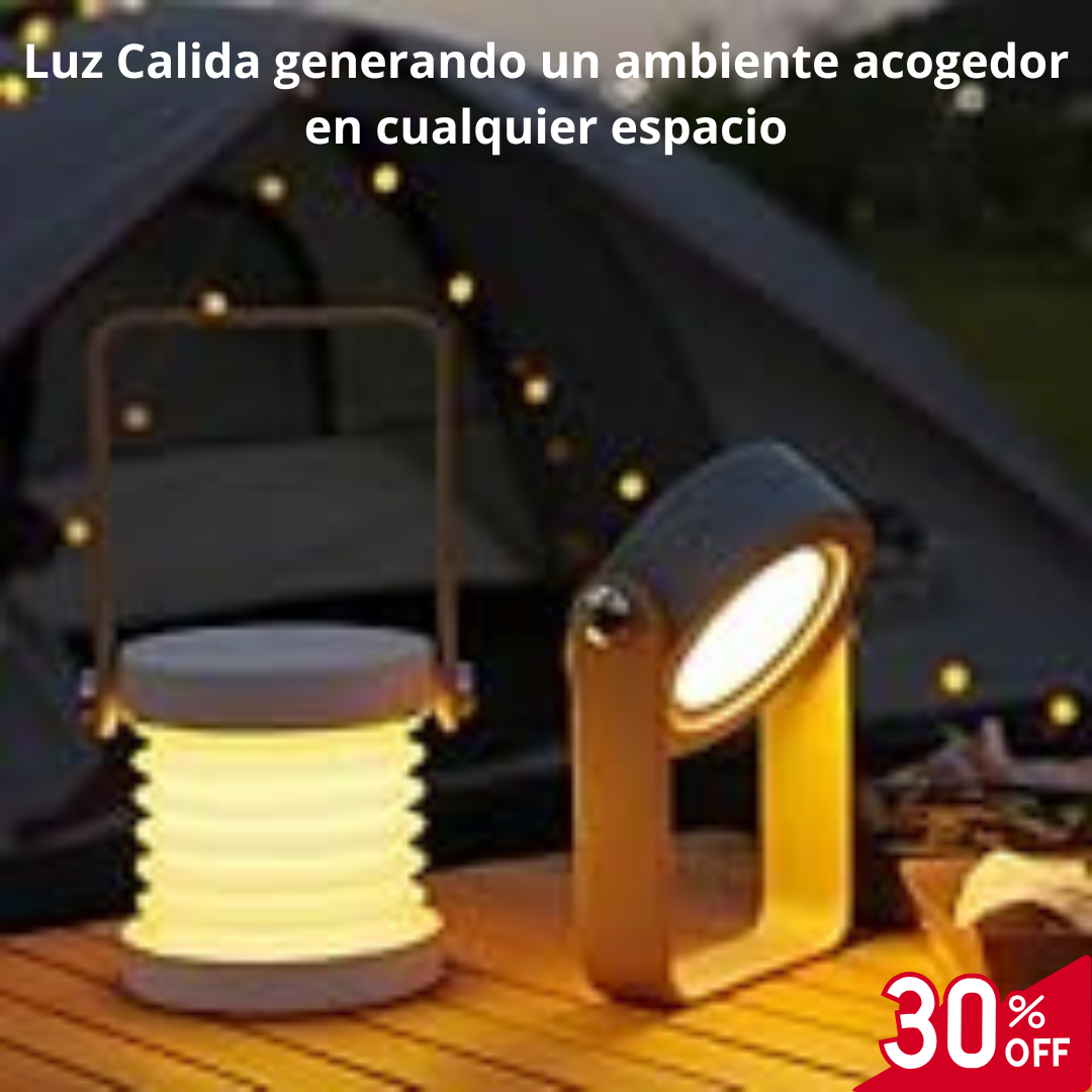 Lámpara LED recargable plegable