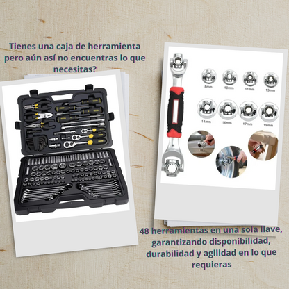 Llave Multiusos 48 En 1 Portatil