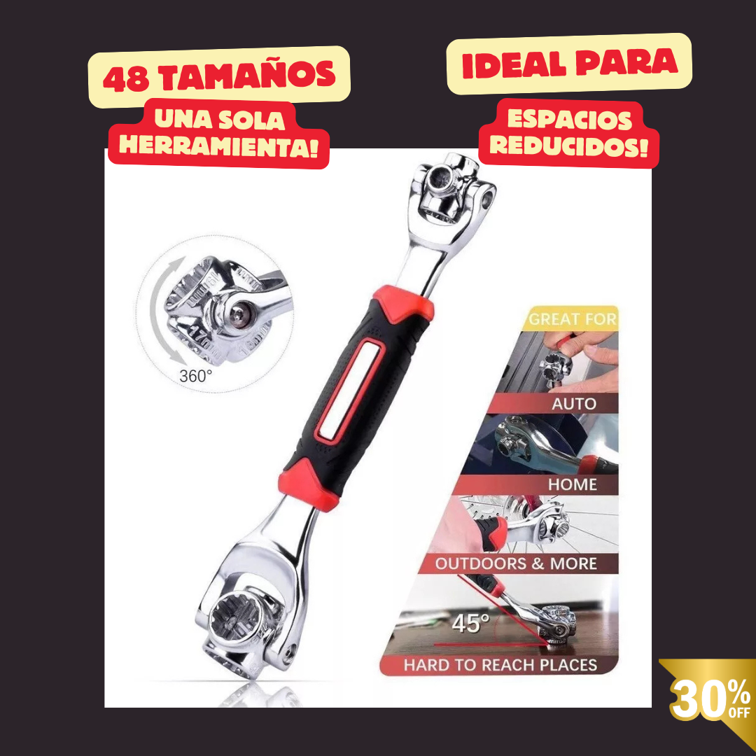 Llave Multiusos 48 En 1 Portatil
