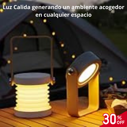 Lámpara LED  recargable  plegable